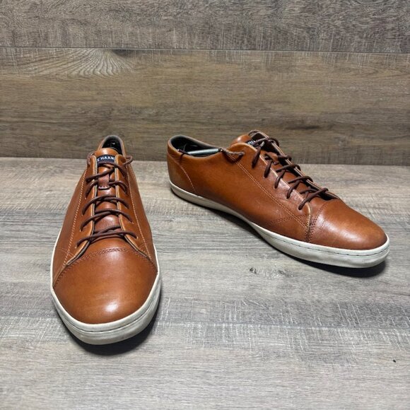 Cole Haan Grand Crosscourt Brown Leather Sneaker Men's Size 13 - Picture 6 of 7